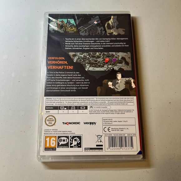 Nintendo Switch This Is The Police 2  (Switch) (IMPORT) BRAND NEW/SEALED - Picture 2 of 2